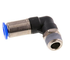 Push-In Fitting 12mm & R1/2'' Male Auto Shut-Off Elbow Brass/PBT 0-10bar (0-145psi)
