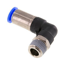 Push-In Fitting 12mm & R1/2'' Male Auto Shut-Off Elbow Brass/PBT 0-10bar (0-145psi)