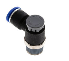 L-stuk Regelventiel 10 mm - R3/8'' Regeling-Uit Messing/Nylon Borgmoer