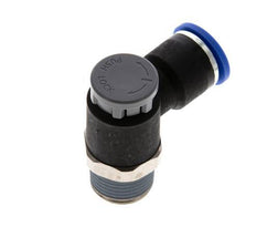 L-stuk Regelventiel 10 mm - R3/8'' Regeling-Uit Messing/Nylon Borgmoer