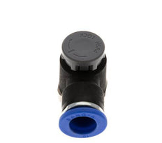 L-stuk Regelventiel 10 mm - R3/8'' Regeling-Uit Messing/Nylon Borgmoer