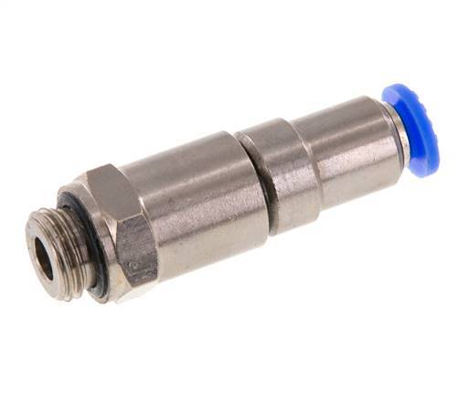 6mm & G1/4'' Hoge Snelheid Draaidoorvoer Insteek Buitendraad Vernikkeld Messing/PBT NBR