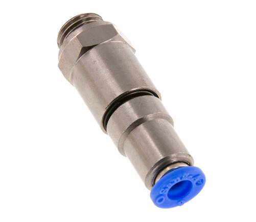 6mm & G1/4'' Hoge Snelheid Draaidoorvoer Insteek Buitendraad Vernikkeld Messing/PBT NBR