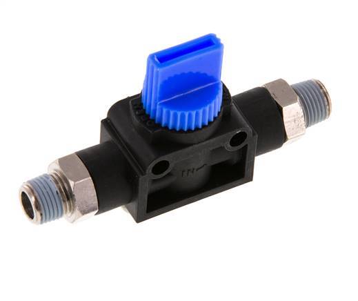 R1/8'' Kunststof/Messing 3/2-Weg Handafsluiter