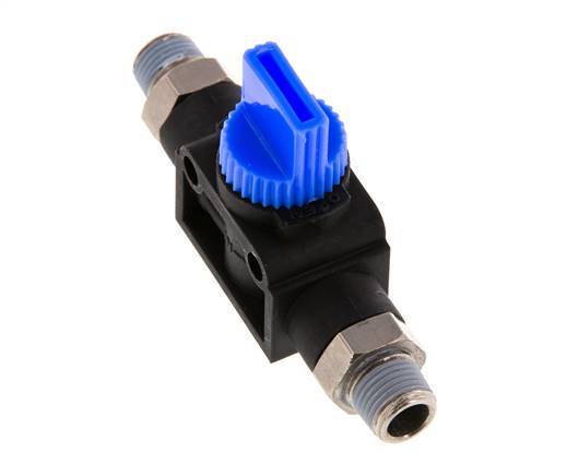 R1/8'' Kunststof/Messing 3/2-Weg Handafsluiter