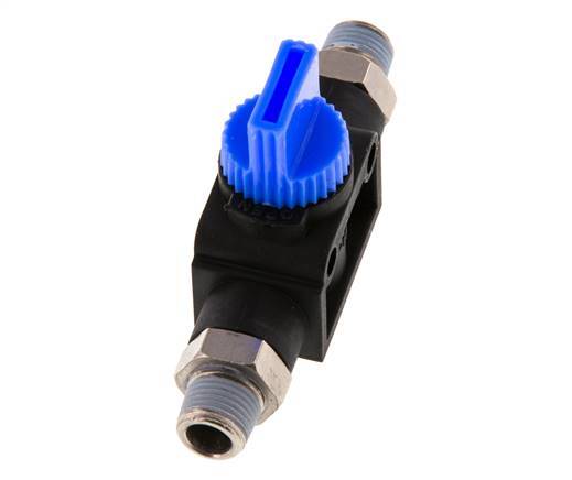 R1/8'' Kunststof/Messing 3/2-Weg Handafsluiter