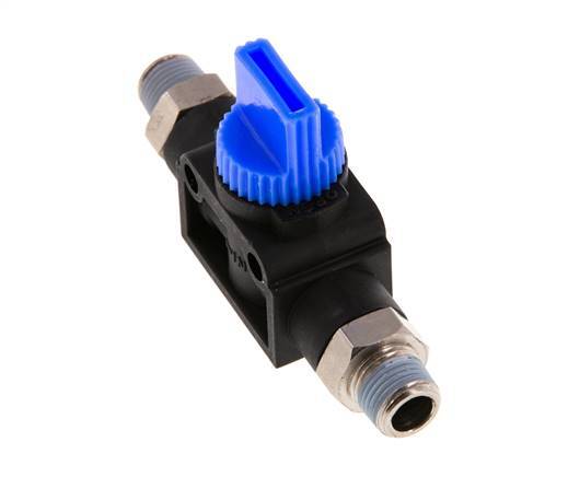 R1/8'' Kunststof/Messing 3/2-Weg Handafsluiter
