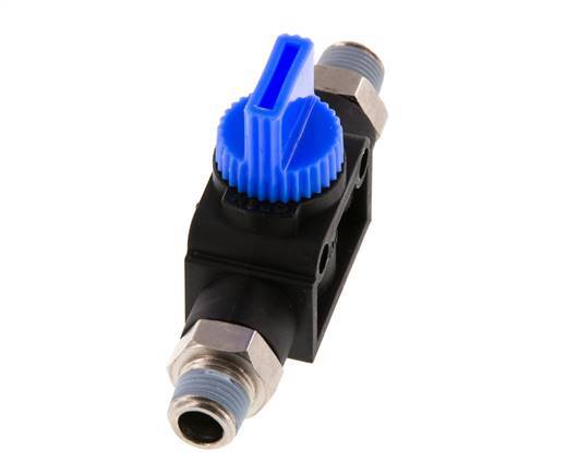 R1/8'' Kunststof/Messing 3/2-Weg Handafsluiter
