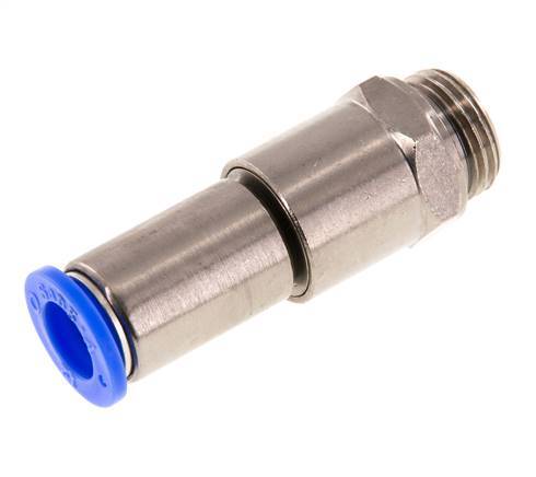 12mm & G1/2'' Hoge Snelheid Draaidoorvoer Insteek Buitendraad Vernikkeld Messing/PBT NBR