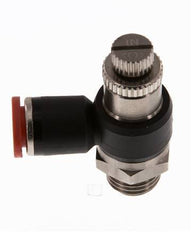 L-stuk Regelventiel 8 mm - G1/4'' Regeling-in Messing/Nylon