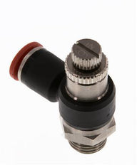 L-stuk Regelventiel 8 mm - G1/4'' Regeling-in Messing/Nylon