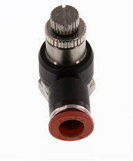 L-stuk Regelventiel 8 mm - G1/4'' Regeling-in Messing/Nylon