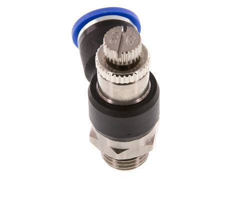 L-stuk Regelventiel 10 mm - G1/4'' Regeling-Uit Messing/Nylon