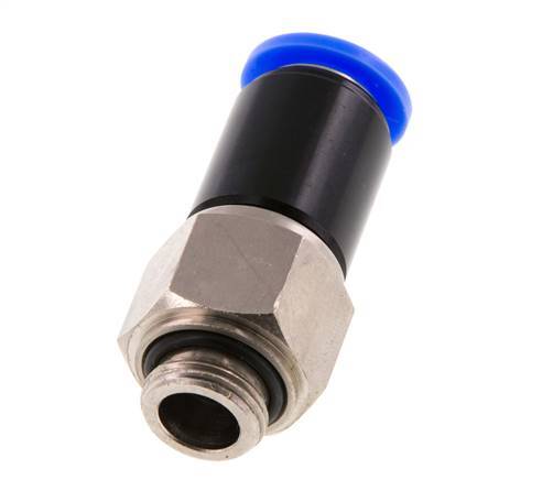 12mm & G3/8'' Draaidoorvoer Insteek Buitendraad Vernikkeld Messing/PBT NBR