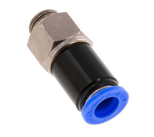 12mm & G3/8'' Draaidoorvoer Insteek Buitendraad Vernikkeld Messing/PBT NBR