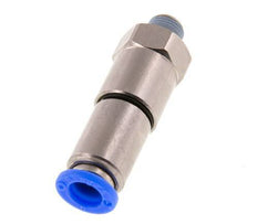 8mm & R1/8'' Hoge Snelheid Draaidoorvoer Insteek Buitendraad Vernikkeld Messing/PBT NBR