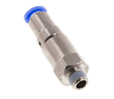 6mm & R1/8'' Hoge Snelheid Draaidoorvoer Insteek Buitendraad Vernikkeld Messing/PBT NBR