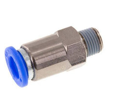 8mm & R1/8'' Regeling-In Vernikkeld Messing/PBT Terugslagklep Insteekkoppeling Buitendraad 0.2-10 bar