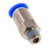 8mm & R1/8'' Regeling-In Vernikkeld Messing/PBT Terugslagklep Insteekkoppeling Buitendraad 0.2-10 bar