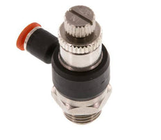 L-stuk Regelventiel 4 mm - G1/4'' Regeling-in Messing/Nylon