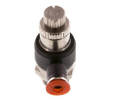 L-stuk Regelventiel 4 mm - G1/4'' Regeling-in Messing/Nylon