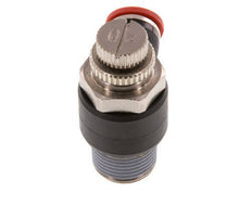 L-stuk Regelventiel 8 mm - R3/8'' Regeling-in Messing/Nylon