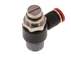 L-stuk Regelventiel 8 mm - R3/8'' Regeling-in Messing/Nylon
