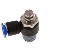 Flow Control Silencer Meter-Out Elbow 12 mm - R1/2'' Brass/PA 66