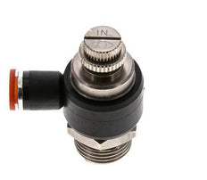 L-stuk Regelventiel 8 mm - G1/2'' Regeling-in Messing/Nylon