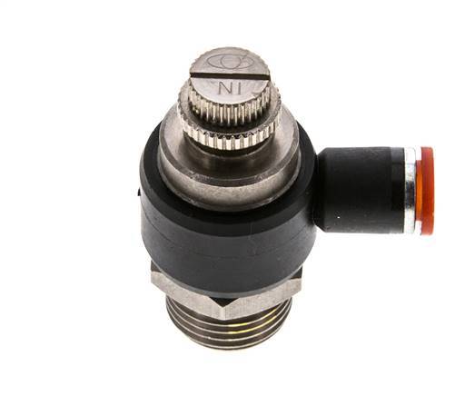 L-stuk Regelventiel 8 mm - G1/2'' Regeling-in Messing/Nylon