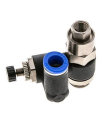 Draaibaar Regelventiel 10 mm - G3/8''-G1/8'' Regeling-Uit Messing/Nylon Indirect Gestuurde Terugslagklep