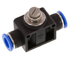 Flow Control Silencer Straight 12 mm Brass/PA 66