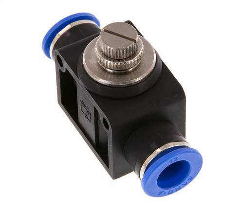 Recht Regelventiel 12 mm Messing/Nylon