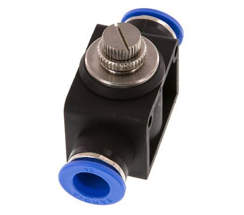 Recht Regelventiel 12 mm Messing/Nylon