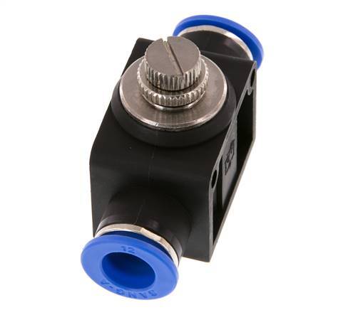 Recht Regelventiel 12 mm Messing/Nylon