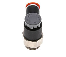 L-stuk Regelventiel 8 mm - G3/8'' Regeling-in Messing/Nylon Borgmoer