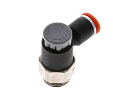 L-stuk Regelventiel 8 mm - G3/8'' Regeling-in Messing/Nylon Borgmoer