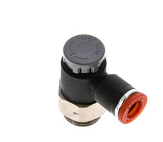 L-stuk Regelventiel 8 mm - G3/8'' Regeling-in Messing/Nylon Borgmoer