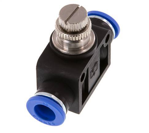 Recht Regelventiel 10 mm Messing/Nylon