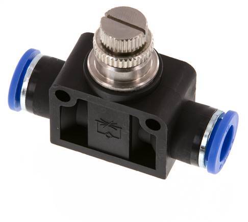 Recht Regelventiel 10 mm Messing/Nylon