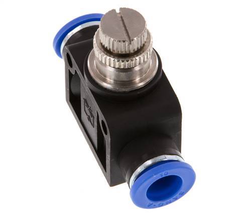 Recht Regelventiel 10 mm Messing/Nylon