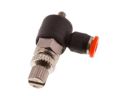 L-stuk Regelventiel 3 mm - M3 Regeling-in Messing/PBT