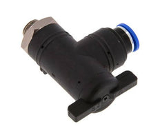 2-Way Elbow Ball Valve 10 mm - G1/4'' Plastic/Brass