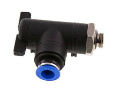 10 mm - G1/4'' Kunststof/Messing L-stuk 2-Weg Kogelkraan
