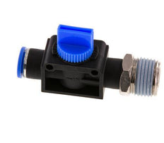10 mm - R1/2'' Kunststof/Messing 3/2-Weg Handafsluiter Ontluchting aan Buiszijde