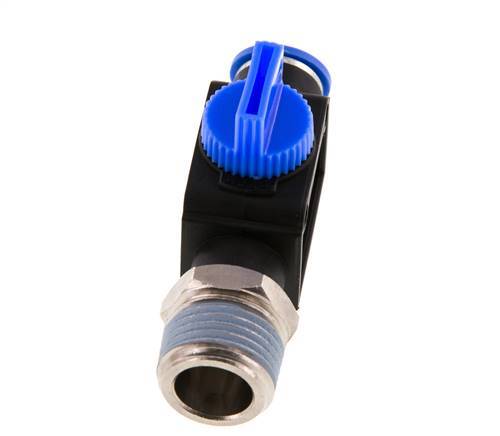 10 mm - R1/2'' Kunststof/Messing 3/2-Weg Handafsluiter Ontluchting aan Buiszijde