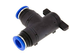 12 mm Kunststof/Messing L-stuk 2-Weg Kogelkraan