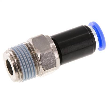10mm & R1/2'' Draaidoorvoer Insteek Buitendraad Vernikkeld Messing/PBT NBR