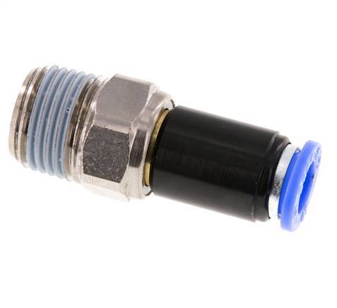 10mm & R1/2'' Draaidoorvoer Insteek Buitendraad Vernikkeld Messing/PBT NBR