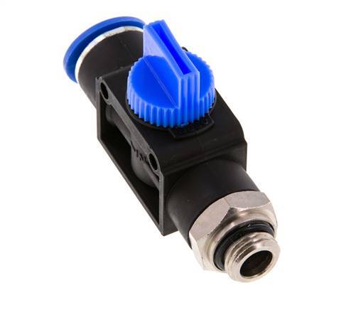12 mm - G1/4'' Kunststof/Messing 3/2-Weg Handafsluiter Ontluchting aan Buiszijde